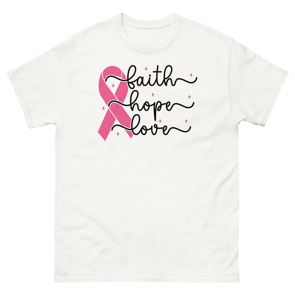 Breast Cancer Faith Tee - JohnVsGBMWhiteS