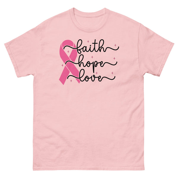 Breast Cancer Faith Tee - JohnVsGBMLight PinkS