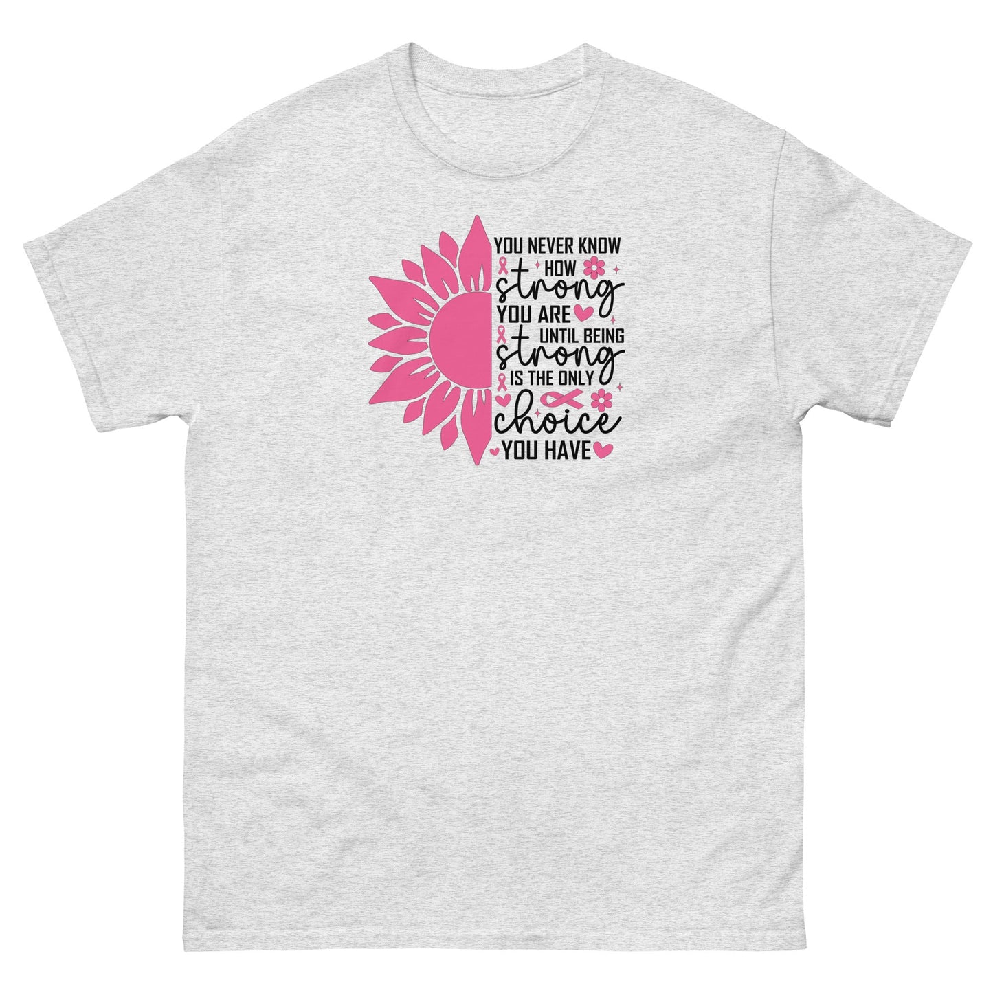 Breast Cancer Flower Tee - JohnVsGBMAshS