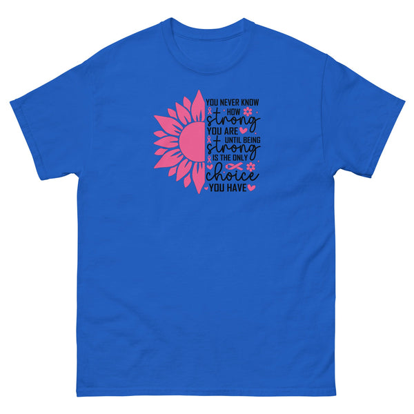 Breast Cancer Flower Tee - JohnVsGBMRoyalS