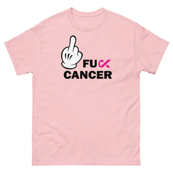 Breast Cancer FU Cancer Tee - JohnVsGBMLight PinkS