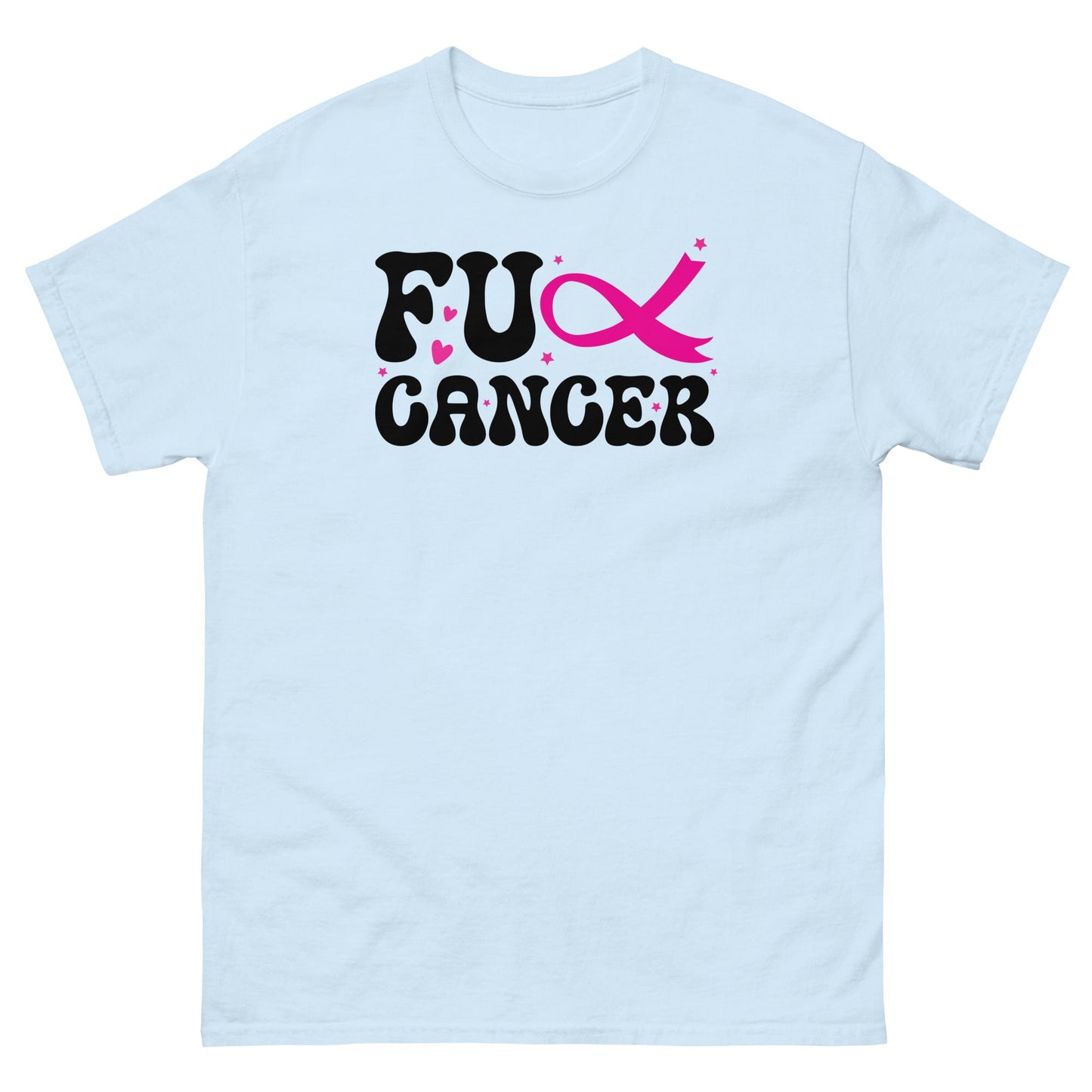 Breast Cancer FU Tee - JohnVsGBMLight BlueS