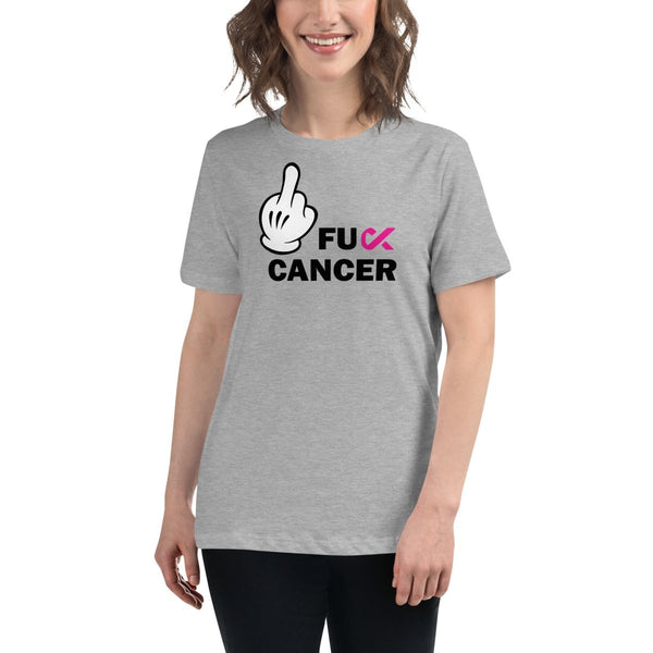 Breast Cancer FU Women's Tee - JohnVsGBMAthletic HeatherS