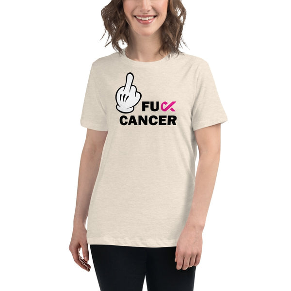 Breast Cancer FU Women's Tee - JohnVsGBMHeather Prism NaturalS