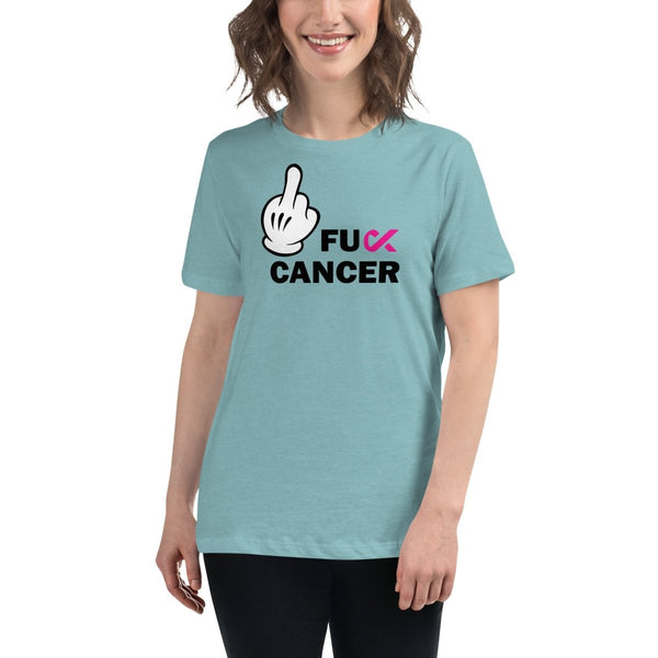 Breast Cancer FU Women's Tee - JohnVsGBMHeather Blue LagoonS