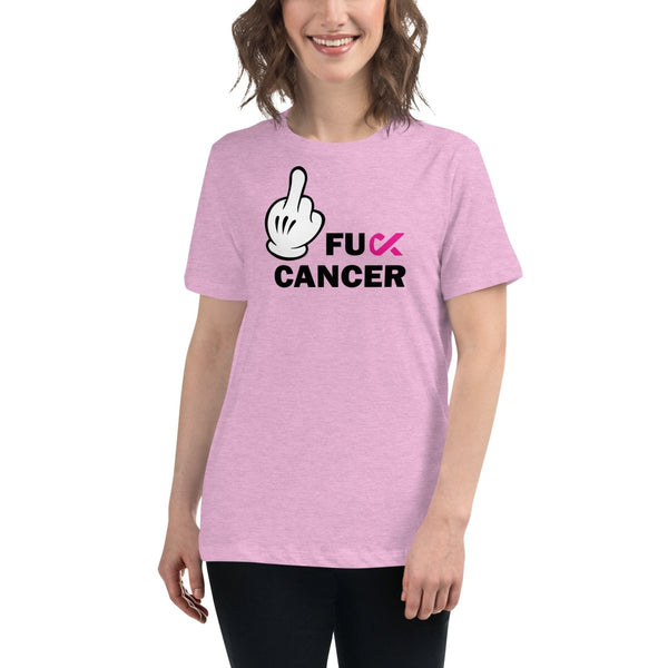 Breast Cancer FU Women's Tee - JohnVsGBMHeather Prism LilacS