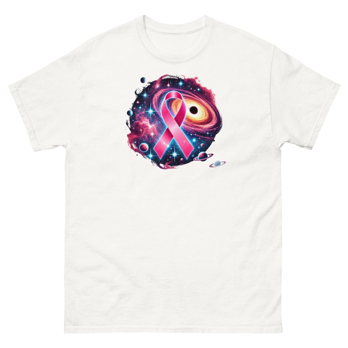 Breast Cancer Galaxy Tee - JohnVsGBMWhiteS