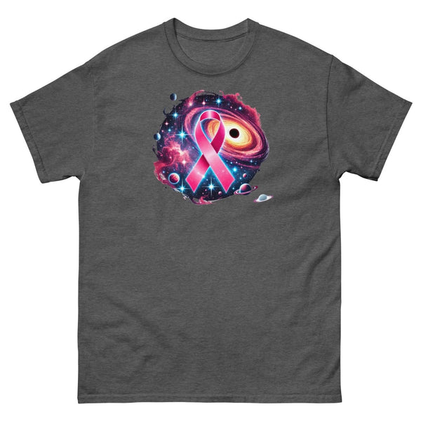 Breast Cancer Galaxy Tee - JohnVsGBMDark HeatherS