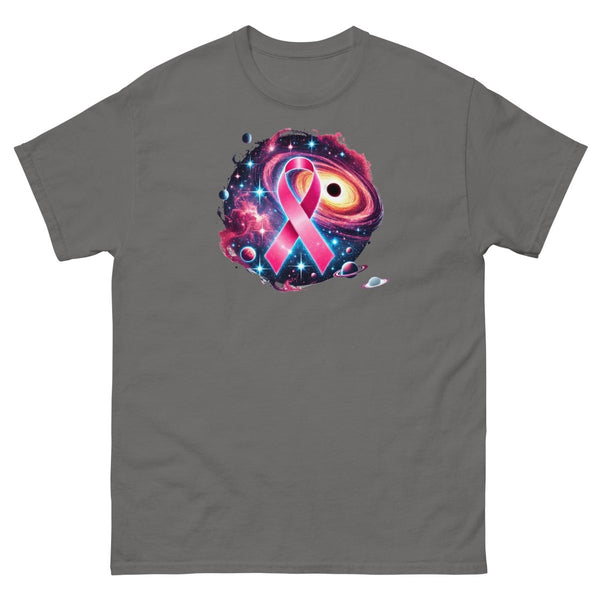 Breast Cancer Galaxy Tee - JohnVsGBMCharcoalS