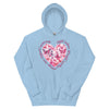 Breast Cancer Heart Hoodie - JohnVsGBMLight BlueS