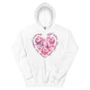 Breast Cancer Heart Hoodie - JohnVsGBMWhiteS