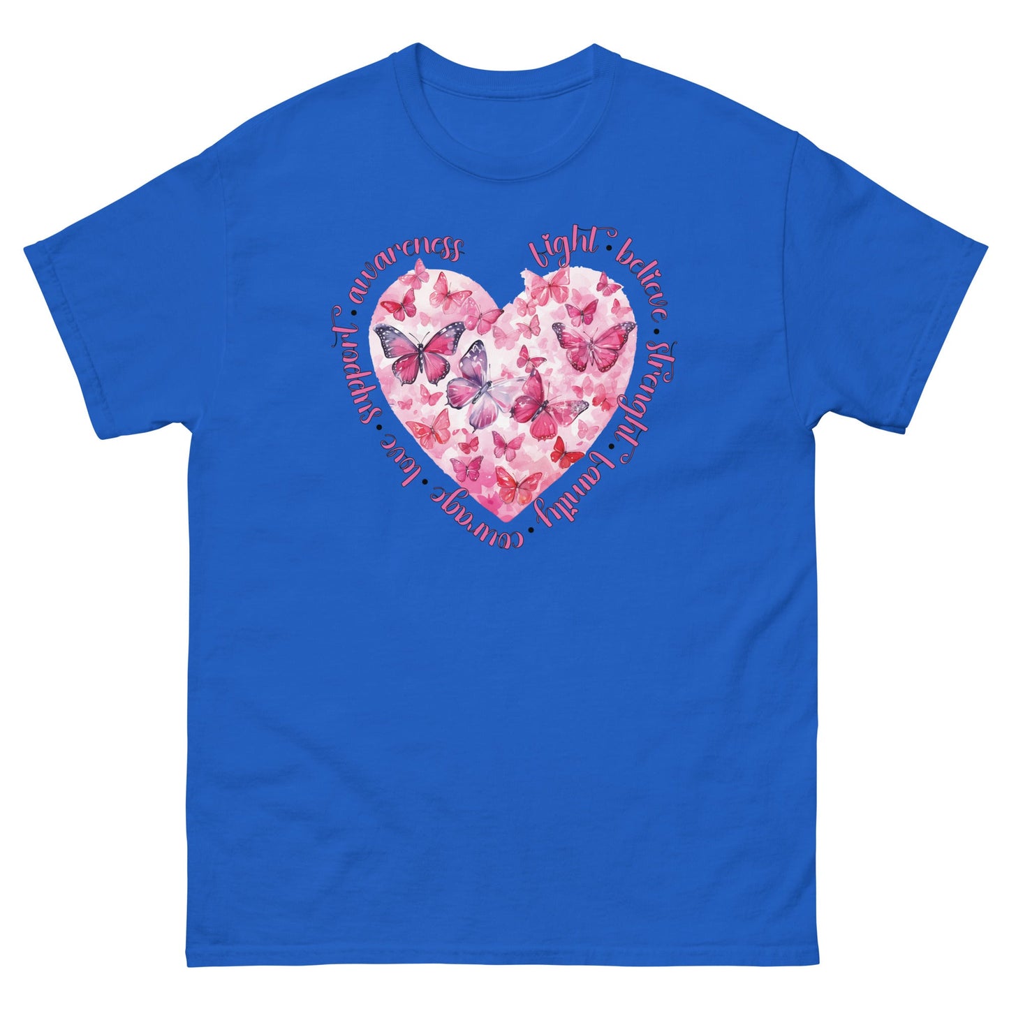 Breast Cancer Heart Tee - JohnVsGBMRoyalS