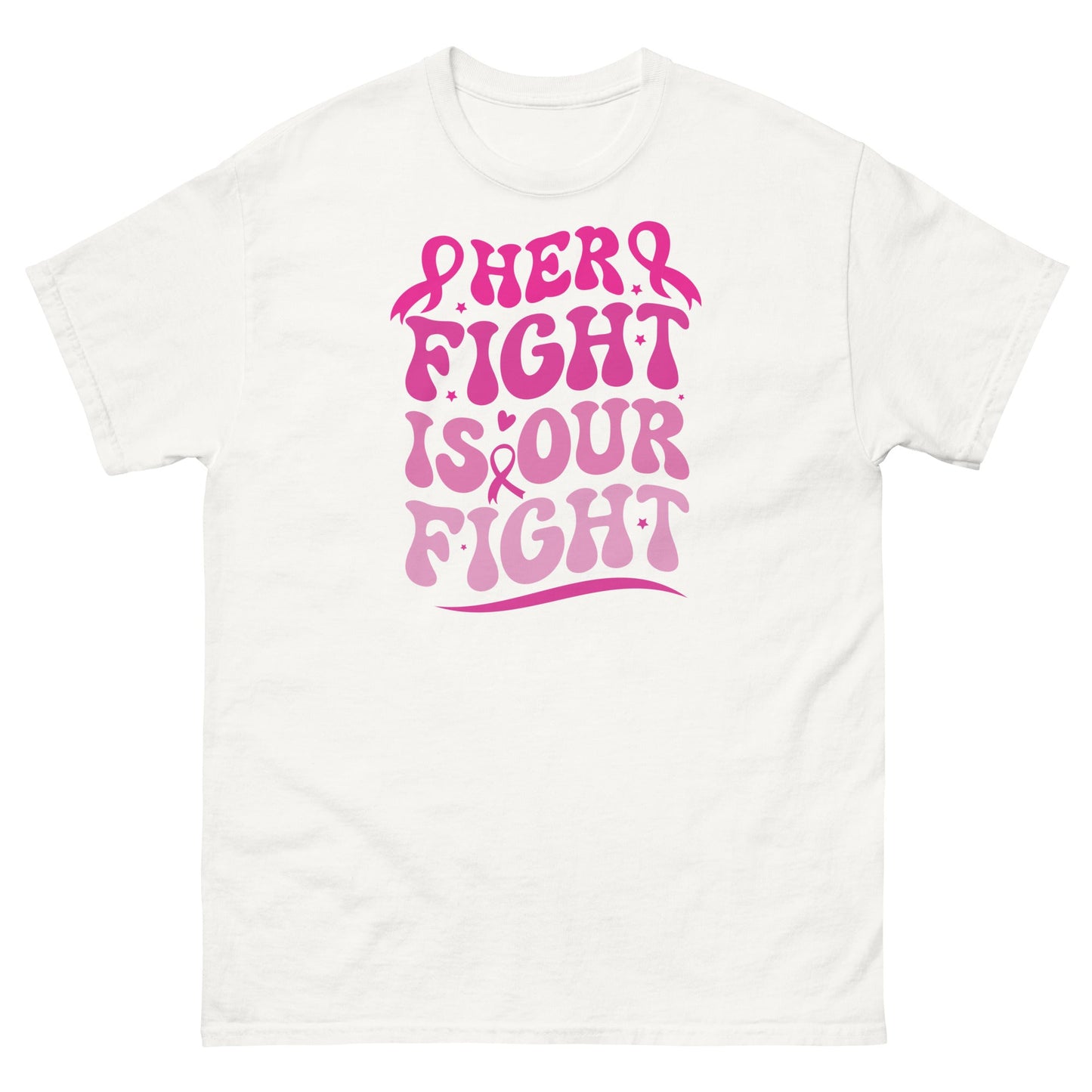 Breast Cancer Her Fight Tee - JohnVsGBMWhiteS