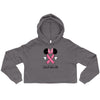 Breast Cancer Mouse Bow Crop Hoodie - JohnVsGBMStormS