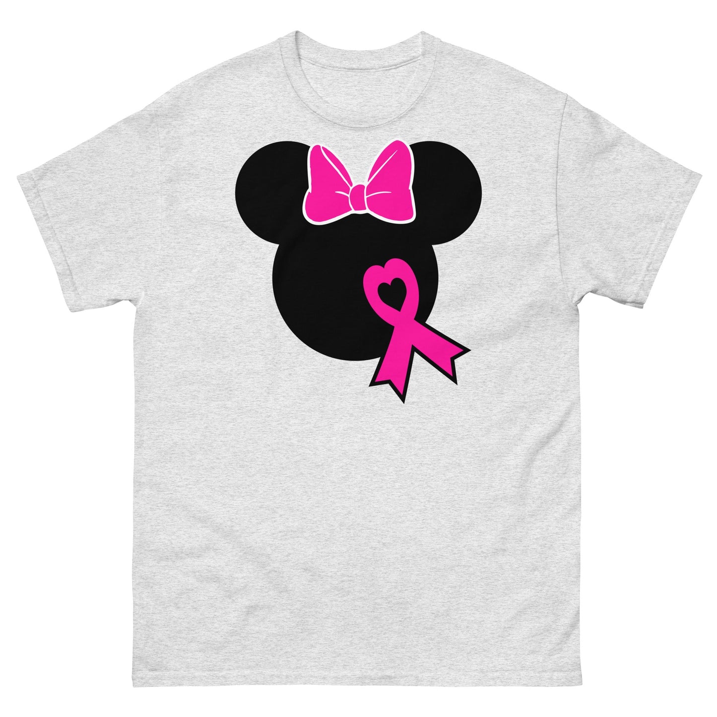 Breast Cancer Mouse Bow Tee - JohnVsGBMAshS