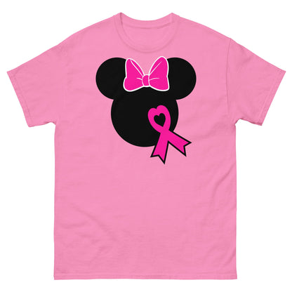 Breast Cancer Mouse Bow Tee - JohnVsGBMAzaleaS