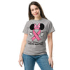 Breast Cancer Mouse Dot Bow Tee - JohnVsGBMWhiteS