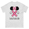 Breast Cancer Mouse Dot Bow Tee - JohnVsGBMAshS