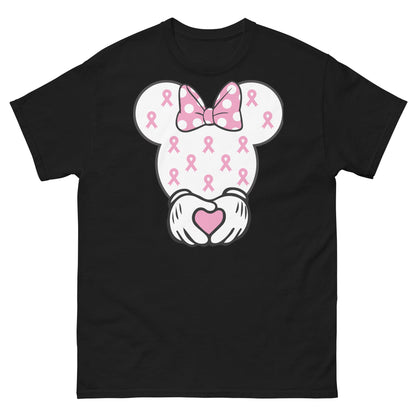 Breast Cancer Mouse Heart Tee - JohnVsGBMBlackS