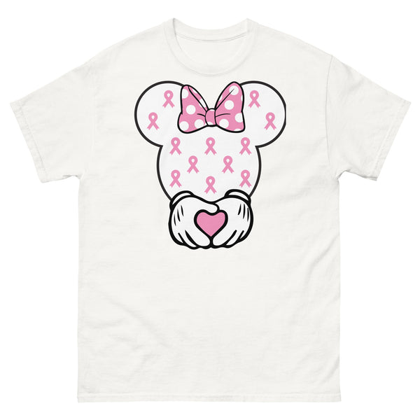 Breast Cancer Mouse Heart Tee - JohnVsGBMWhiteS