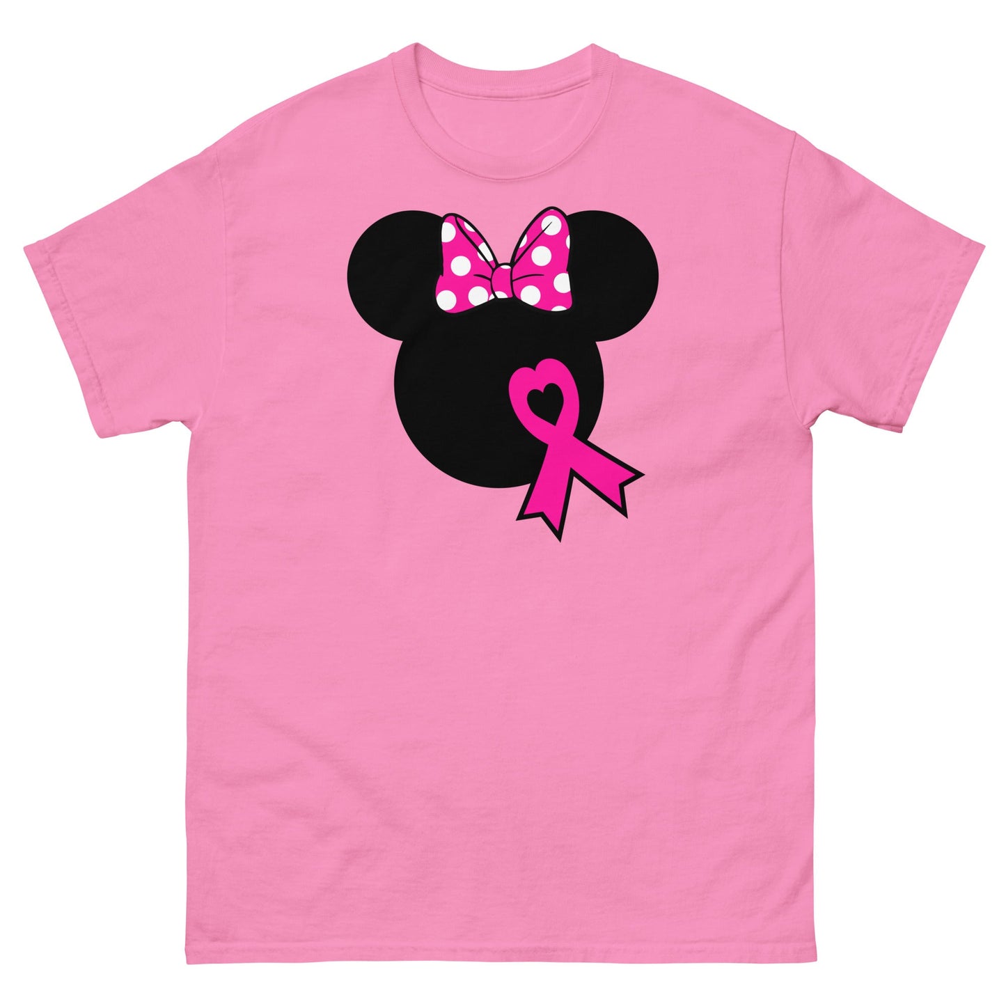 Breast Cancer Mouse Light Bow Tee - JohnVsGBMAzaleaS