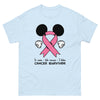 Breast Cancer Mouse Light Pink Ribbon Tee - JohnVsGBMLight BlueS