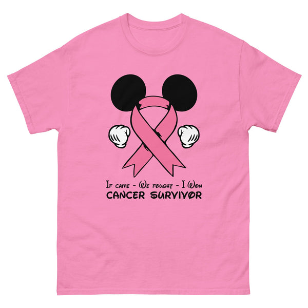 Breast Cancer Mouse Light Pink Ribbon Tee - JohnVsGBMAzaleaS