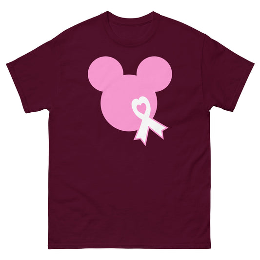 Breast Cancer Mouse Light Pink Tee - JohnVsGBMMaroonS