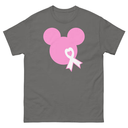 Breast Cancer Mouse Light Pink Tee - JohnVsGBMCharcoalS