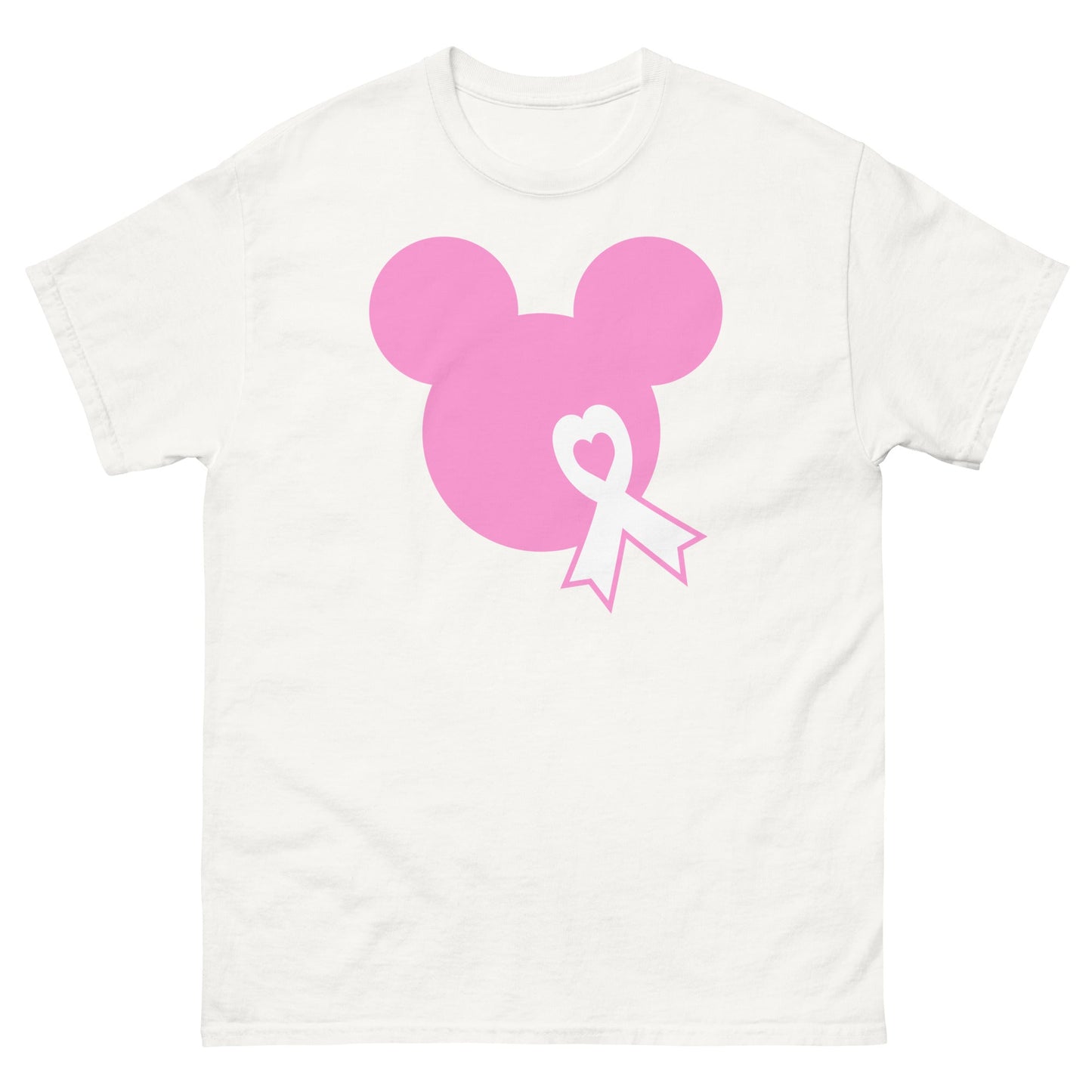 Breast Cancer Mouse Light Pink Tee - JohnVsGBMWhiteS