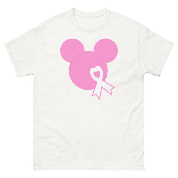 Breast Cancer Mouse Light Pink Tee - JohnVsGBMWhiteS