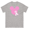 Breast Cancer Mouse Light Pink Tee - JohnVsGBMSport GreyS