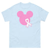 Breast Cancer Mouse Light Pink Tee - JohnVsGBMLight BlueS