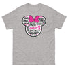 Breast Cancer Mouse Pink Bow Tee - JohnVsGBMSport GreyS