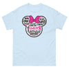 Breast Cancer Mouse Pink Bow Tee - JohnVsGBMLight BlueS