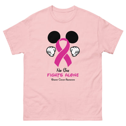 Breast Cancer Mouse Pink Ribbon Tee - JohnVsGBMLight PinkS