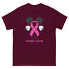 Breast Cancer Mouse Pink Ribbon Tee - JohnVsGBMMaroonS