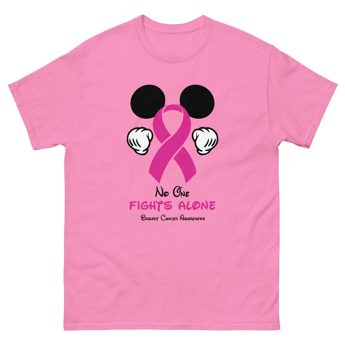 Breast Cancer Mouse Pink Ribbon Tee - JohnVsGBMAzaleaS