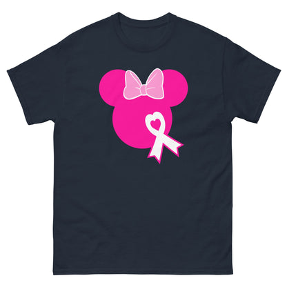 Breast Cancer Mouse Solid Pink Tee - JohnVsGBMNavyS