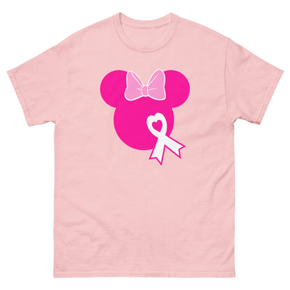 Breast Cancer Mouse Solid Pink Tee - JohnVsGBMLight PinkS