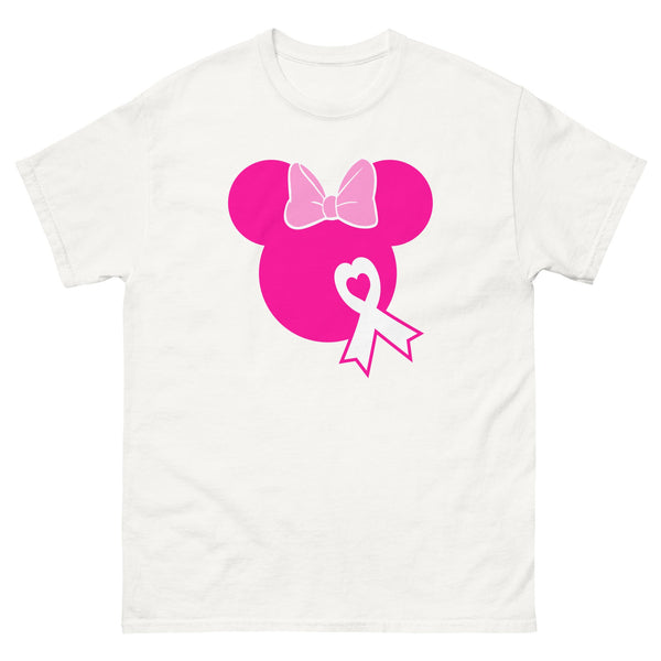 Breast Cancer Mouse Solid Pink Tee - JohnVsGBMWhiteS