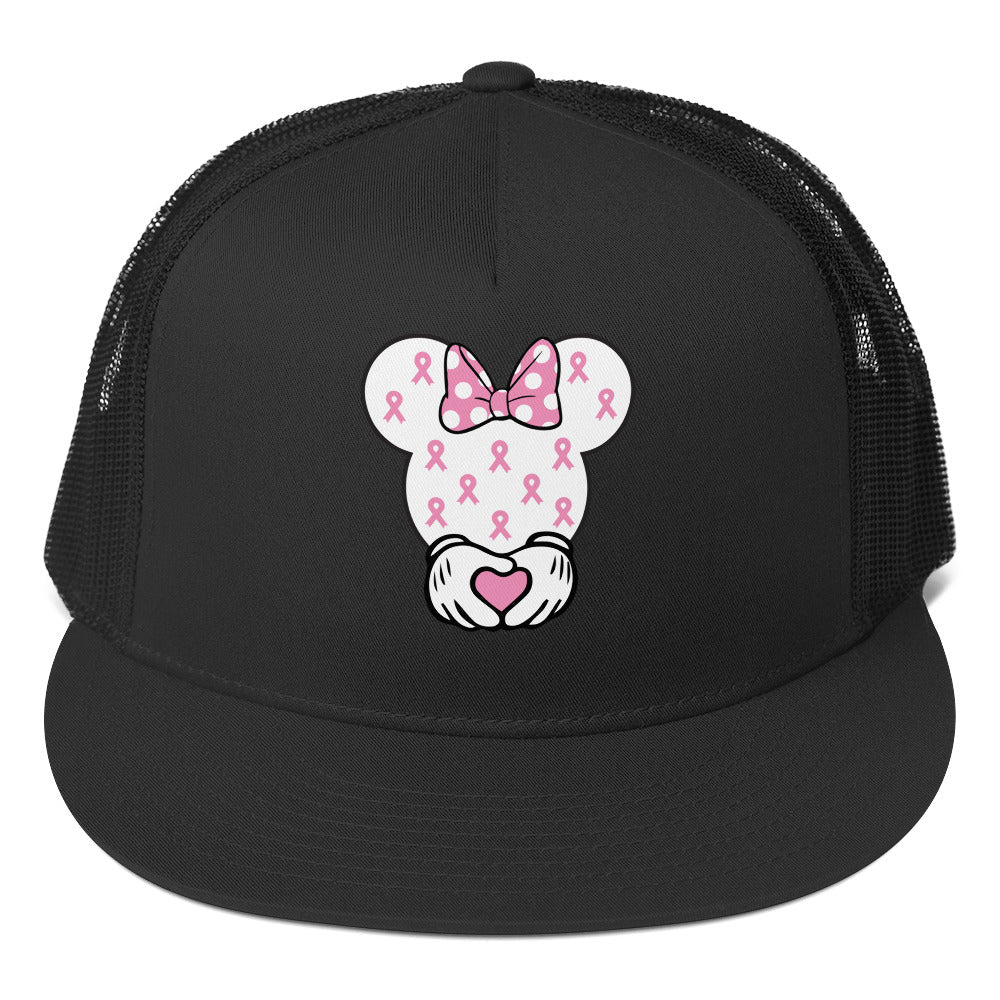 Breast Cancer Mouse Themed Cap - JohnVsGBMBlack