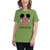 Breast Cancer Mouse Women's Light Pink Tee - JohnVsGBMLeafS