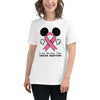 Breast Cancer Mouse Women's Light Pink Tee - JohnVsGBMWhiteS