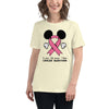 Breast Cancer Mouse Women's Light Pink Tee - JohnVsGBMCitronS