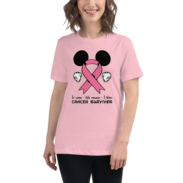 Breast Cancer Mouse Women's Light Pink Tee - JohnVsGBMPinkS