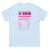 Breast Cancer Nutritional Facts Tee - JohnVsGBMLight BlueS