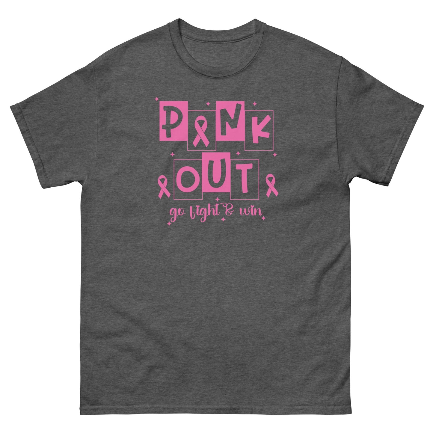 Breast Cancer Pink Out Tee - JohnVsGBMDark HeatherS