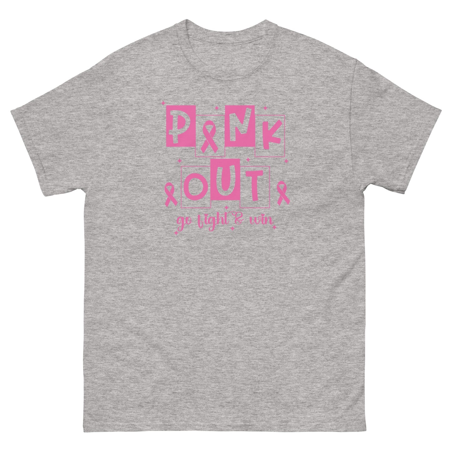 Breast Cancer Pink Out Tee - JohnVsGBMSport GreyS