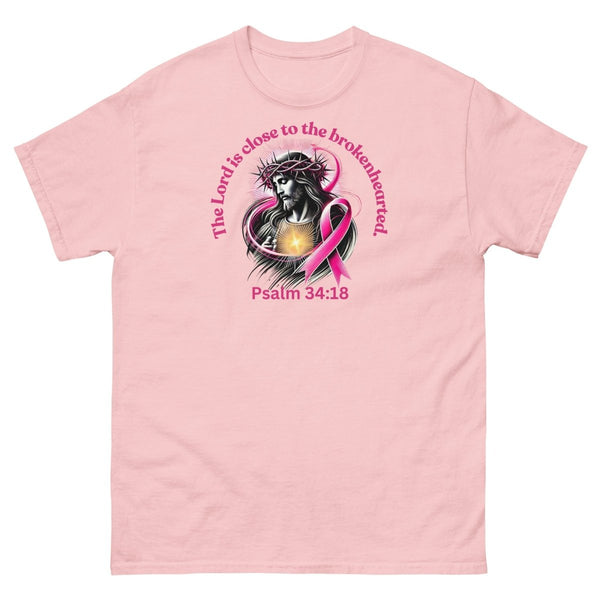 Breast Cancer Psalm Tee - JohnVsGBMLight PinkS